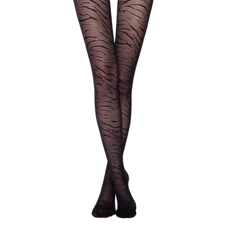 Sahara damesfantasie panty met zebra print